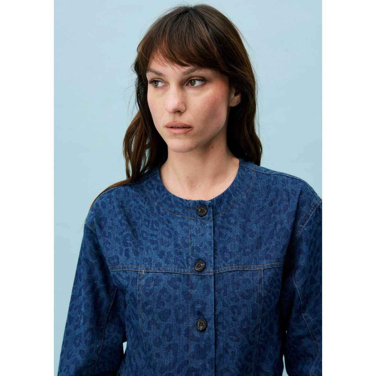 Combi en coton DANAUS bleu jean, FRNCH