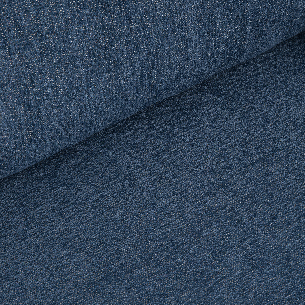 Module d'angle droite/gauche chenillé chiné Monica bleu nuit, LA REDOUTE INTERIEURS