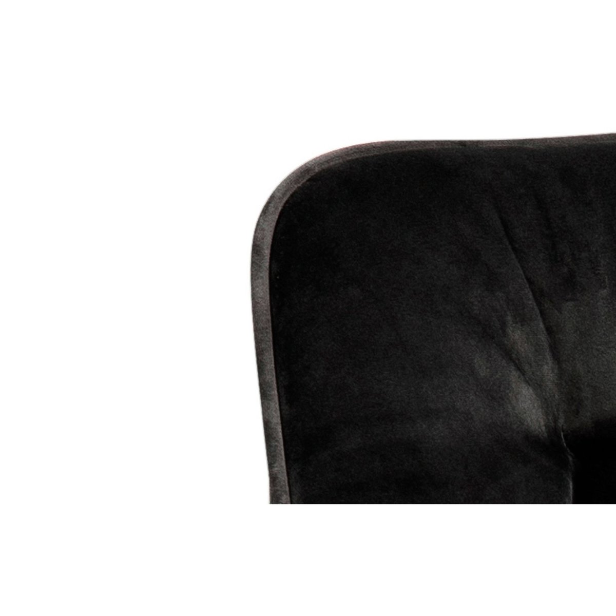 Fauteuil de salle à manger en velours et métal (lot de 2) - TERI gris marron, HELLIN, DEPUIS 1862