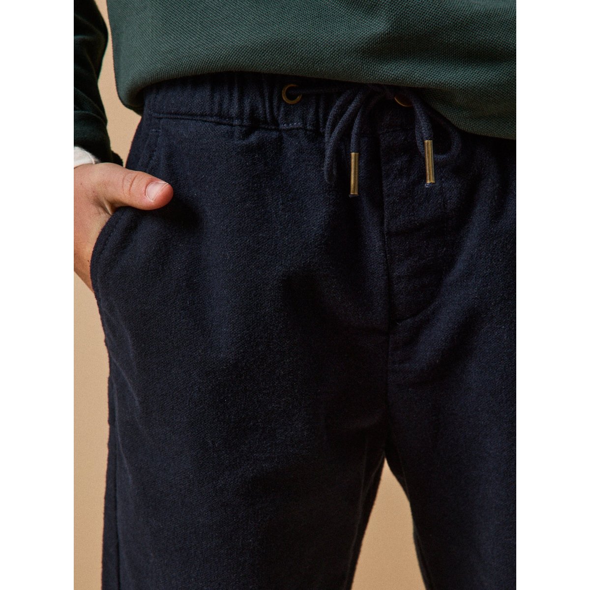 Pantalon confort marine, CYRILLUS