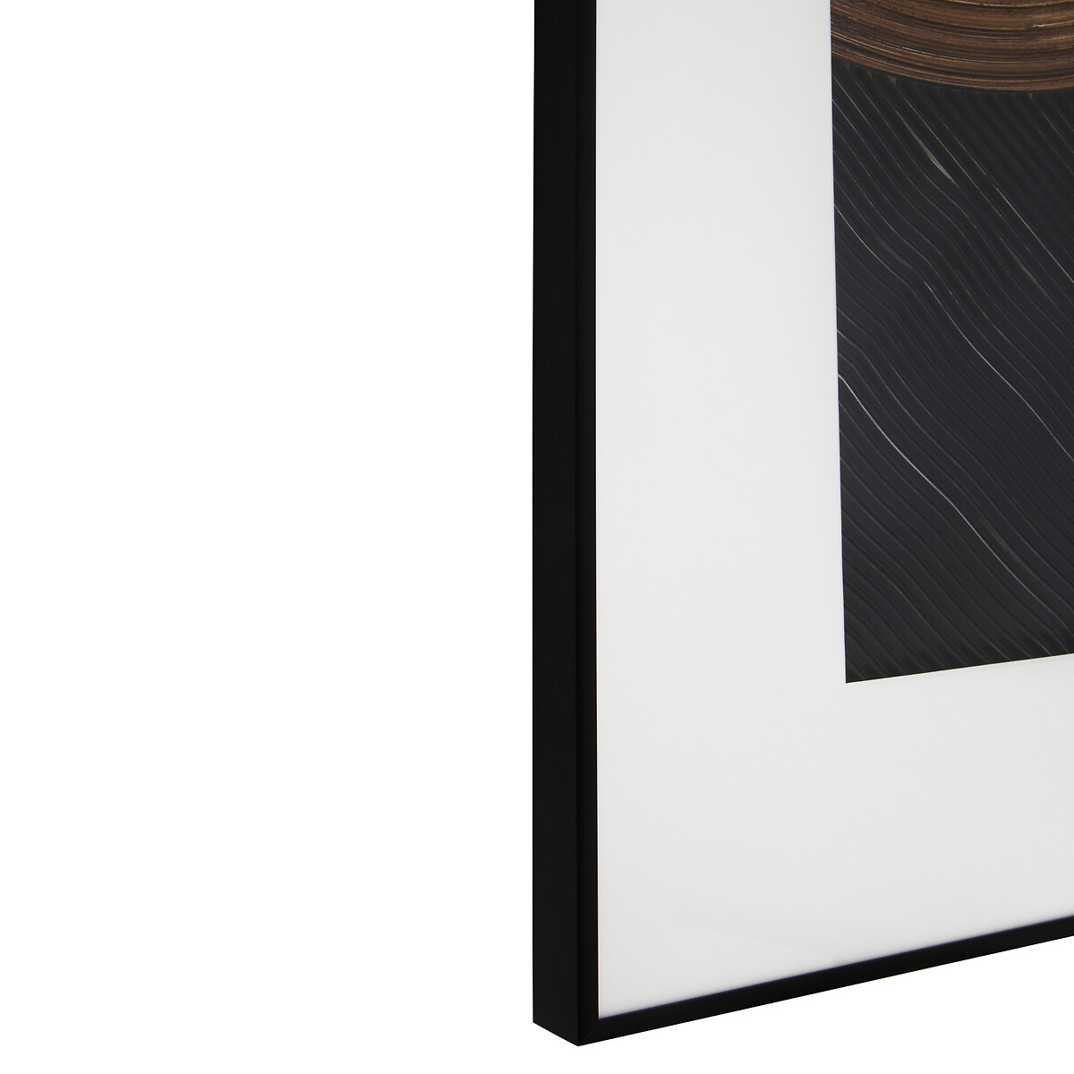 80cm Black & Brown Textured Wall Art natural, FIFTY FIVE SOUTH