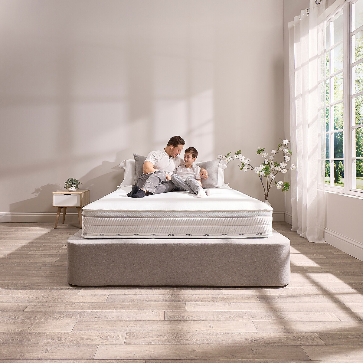 Jay-Be® 1000 e-Pocket™ Truecore® Eco-Friendly Mattress white, JAY-BE
