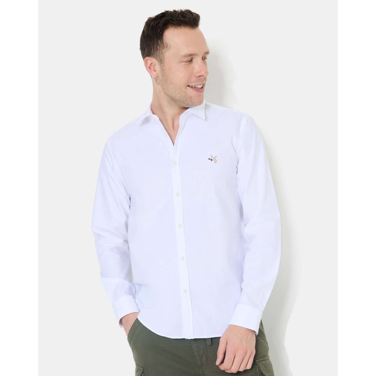 Chemise en coton DOX blanc, CHEVIGNON