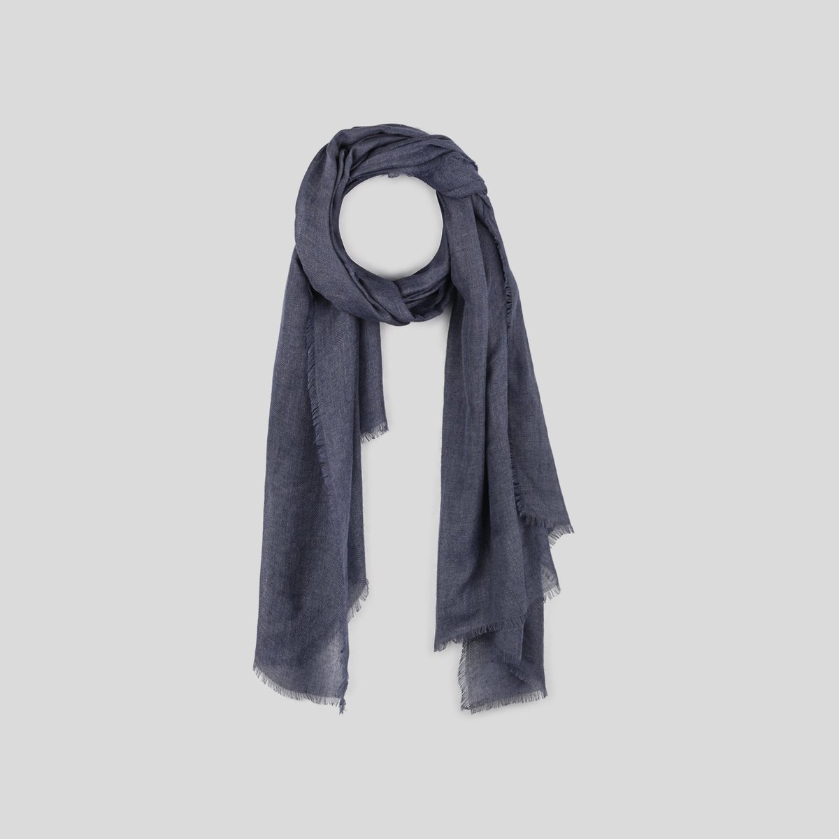 Chèche Chevron denim, MONOPRIX