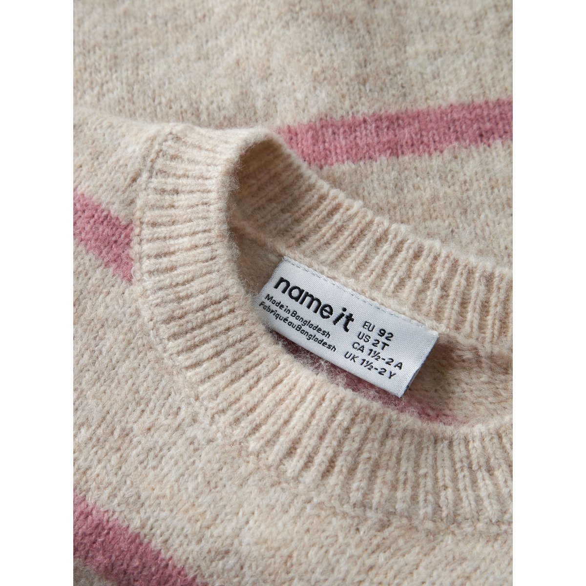 Pull En Maille blanc - peyote melange1, NAME IT