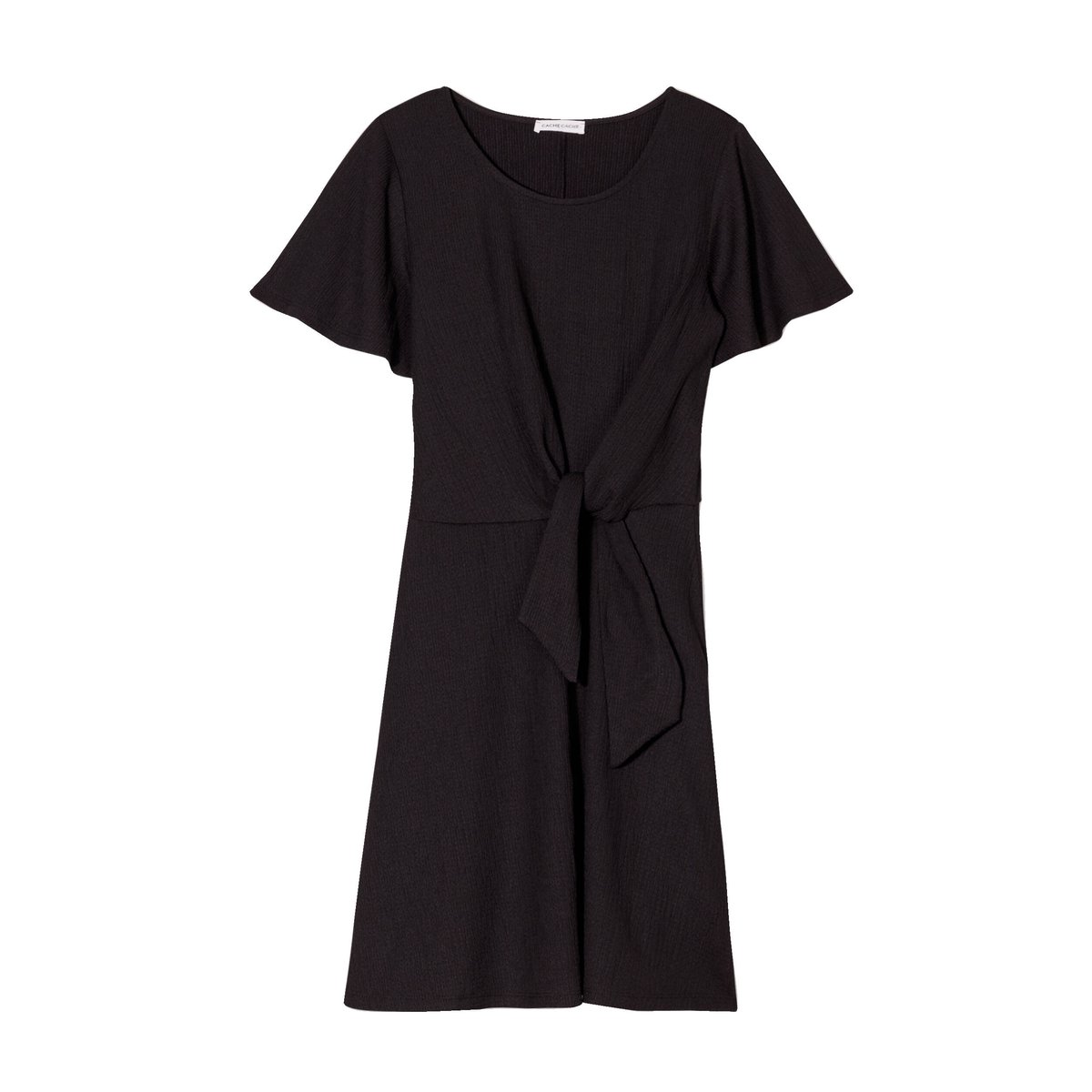 Robe évasée détail noeud noir, CACHE CACHE