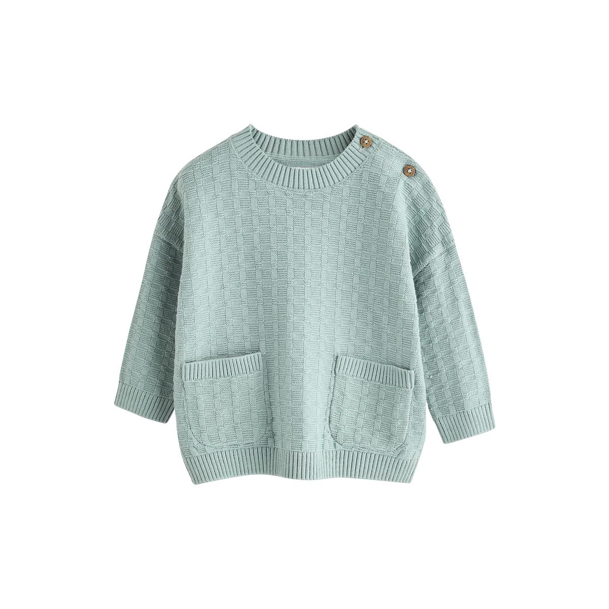 Pull maille texturée et legging bébé minéral, NEXT