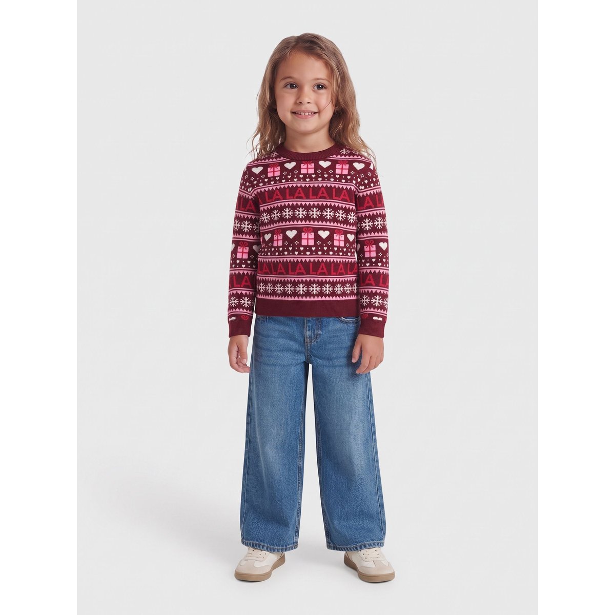 Pull En Maille cabernet 1, KIDS ONLY