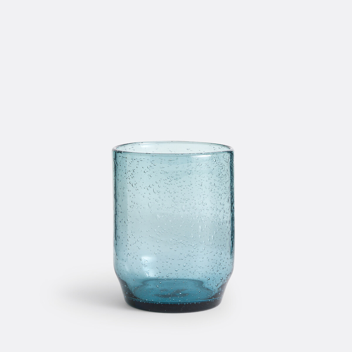 Lot de 6 verres à eau en verre bullé, FARAJI bleu, LA REDOUTE INTERIEURS