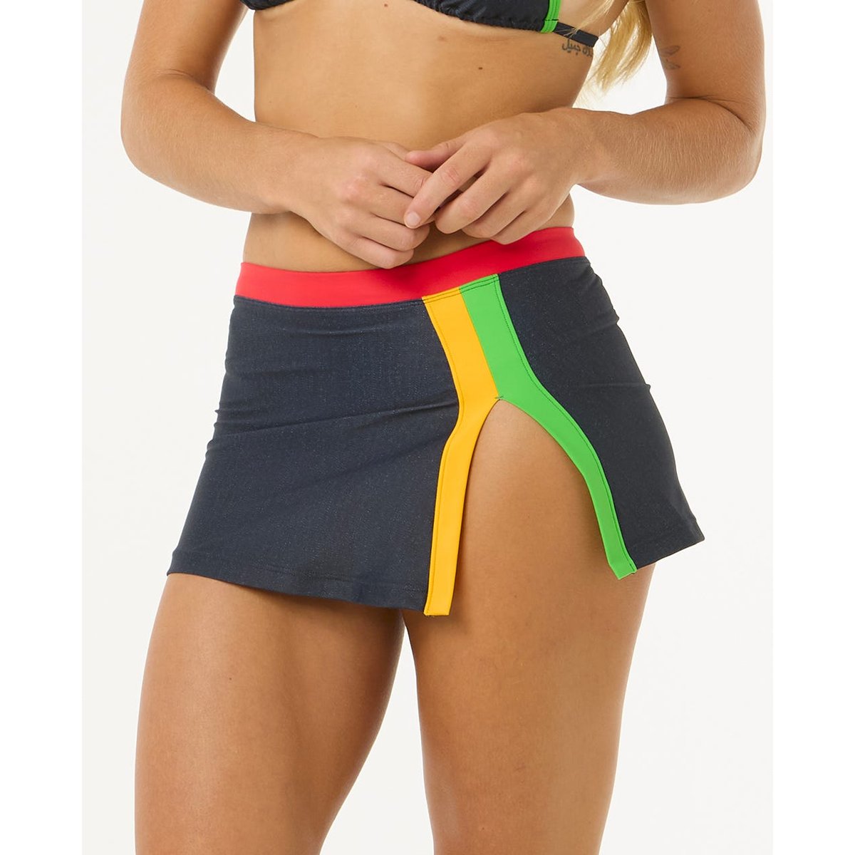 Bas de maillot de bain SODADE VV SWIM SKIRT dark denim - noir, RIP CURL