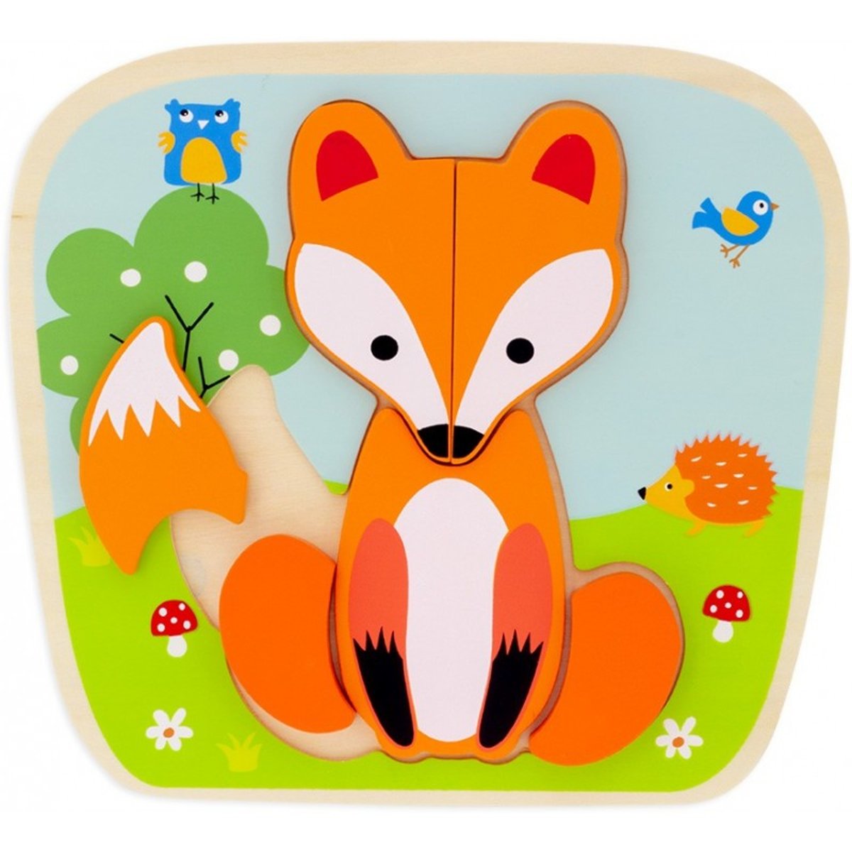 Puzzle Renard orange, ULYSSE
