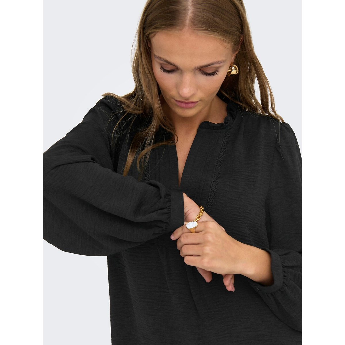 Camicia, maniche lunghe nero , JDY