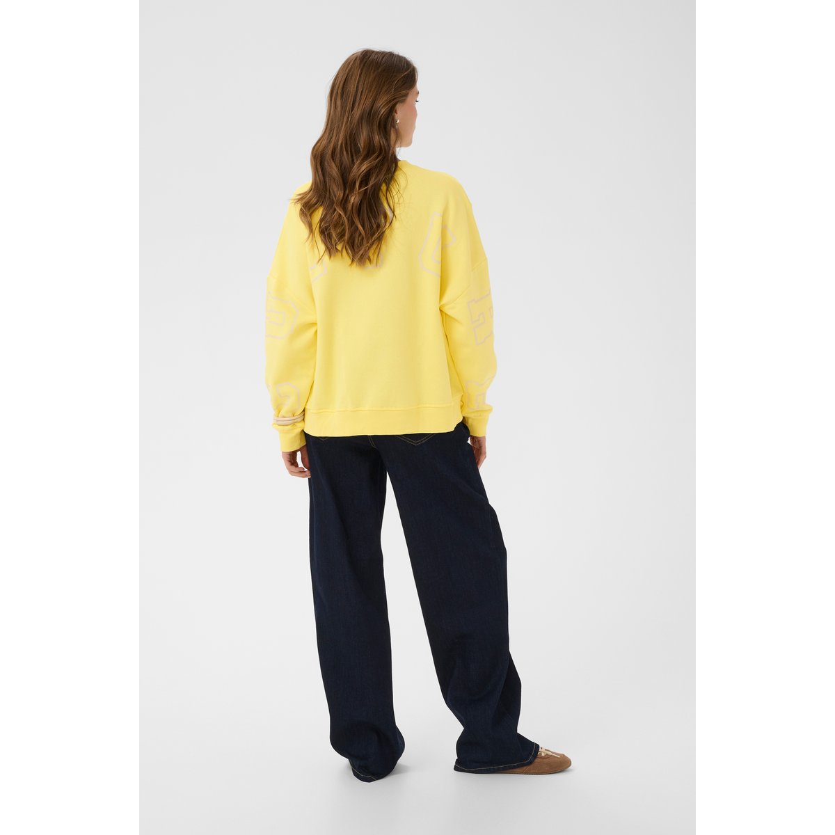 Sweatshirt jaune lemon meringue, CULTURE