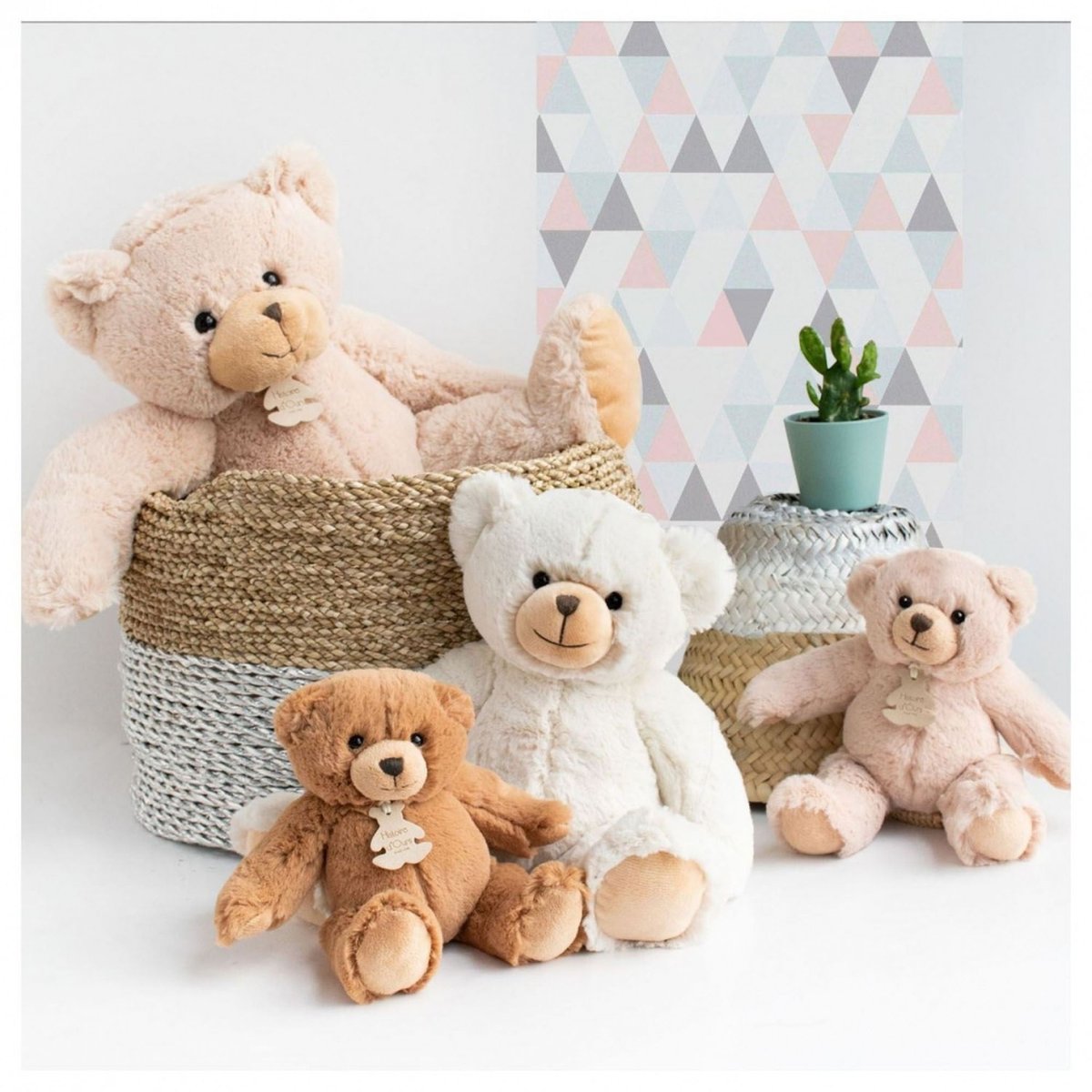 Ours en peluche 22 cm marron, HISTOIRE D'OURS