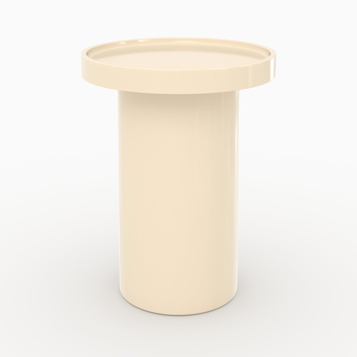 Table d'appoint Nora D40 cm - NORA blanc, MAISON PAVANE