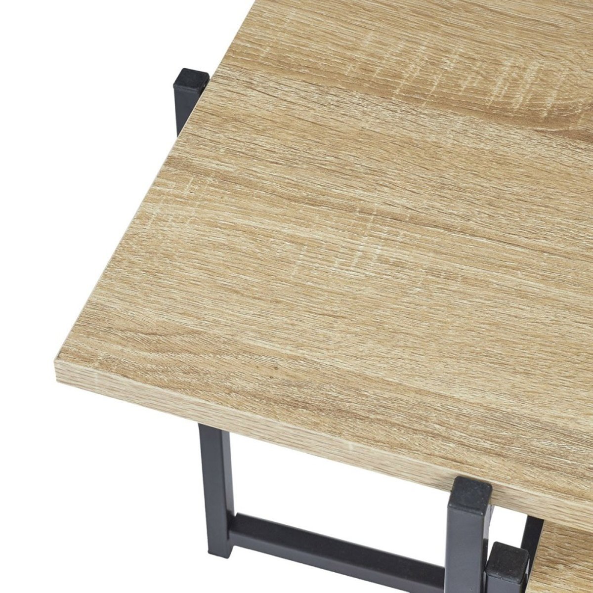 Ensemble de 2 tables gigognes Loka beige, DECORATIE