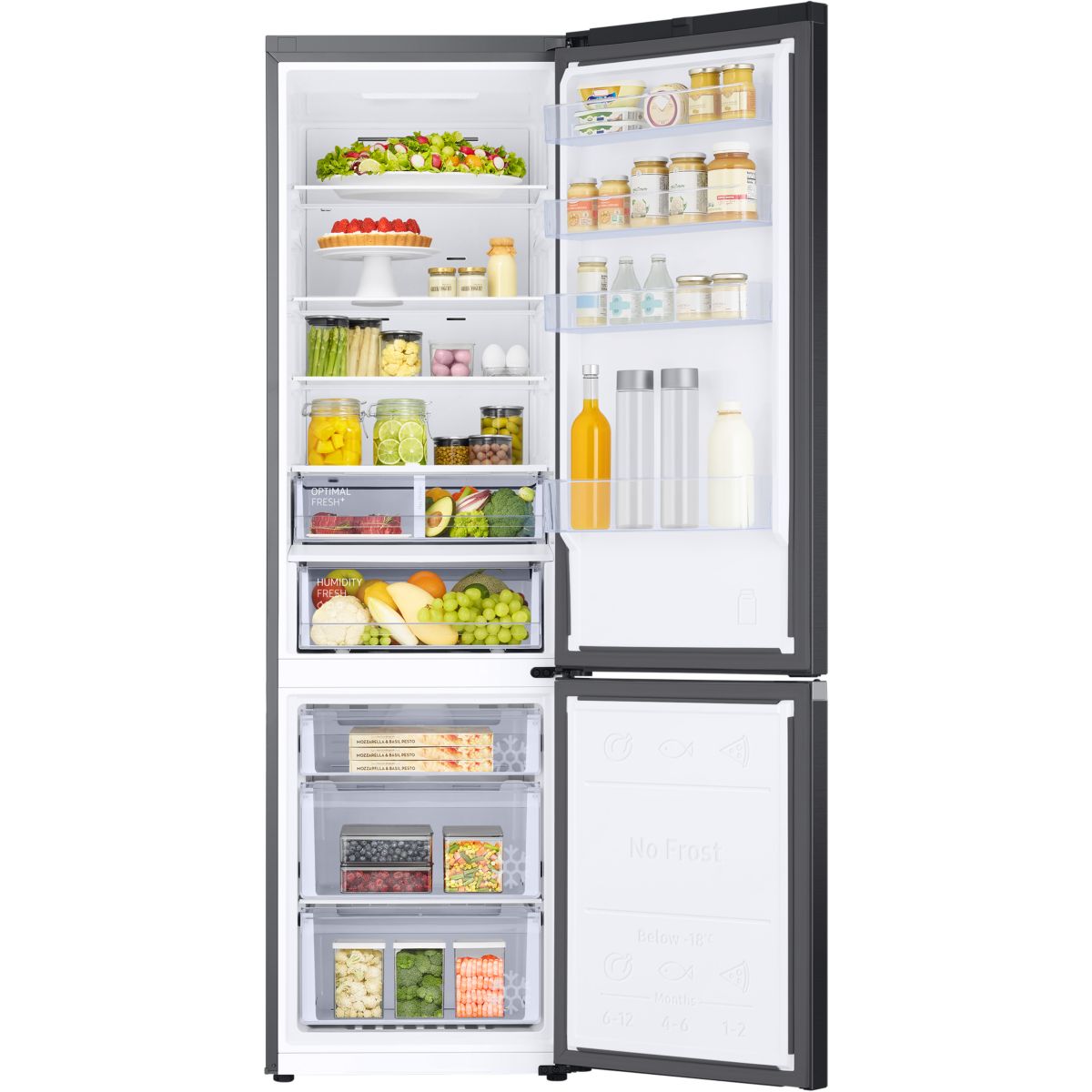 Réfrigérateur combiné RB38T607BB1 couleur unique, SAMSUNG