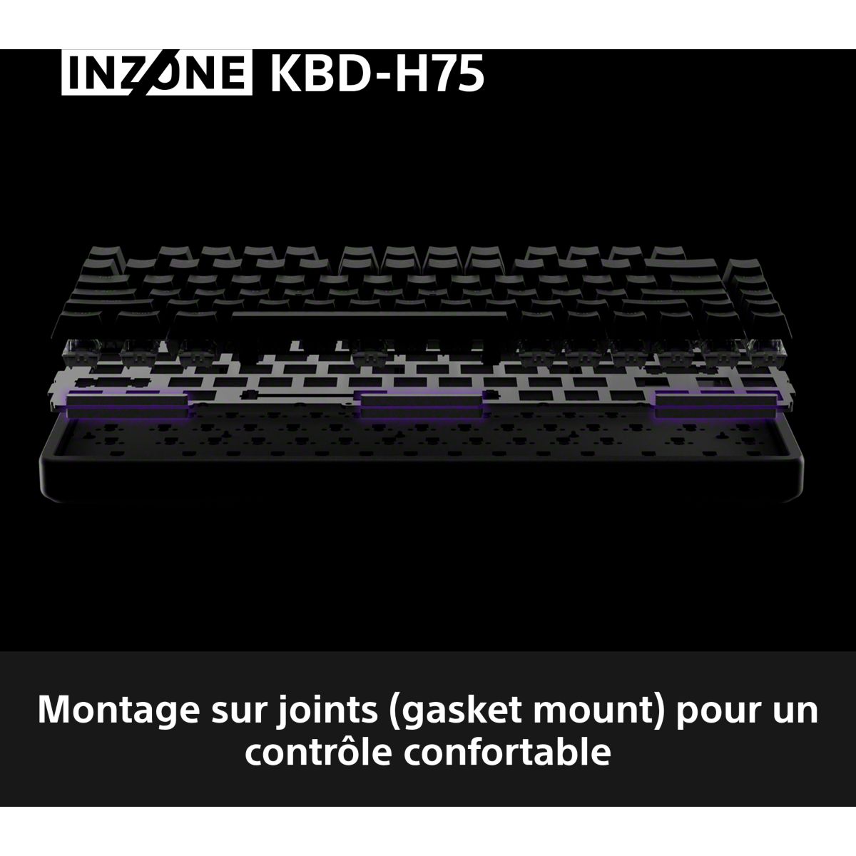 Clavier gamer INZONE KBD-H75 couleur unique, SONY