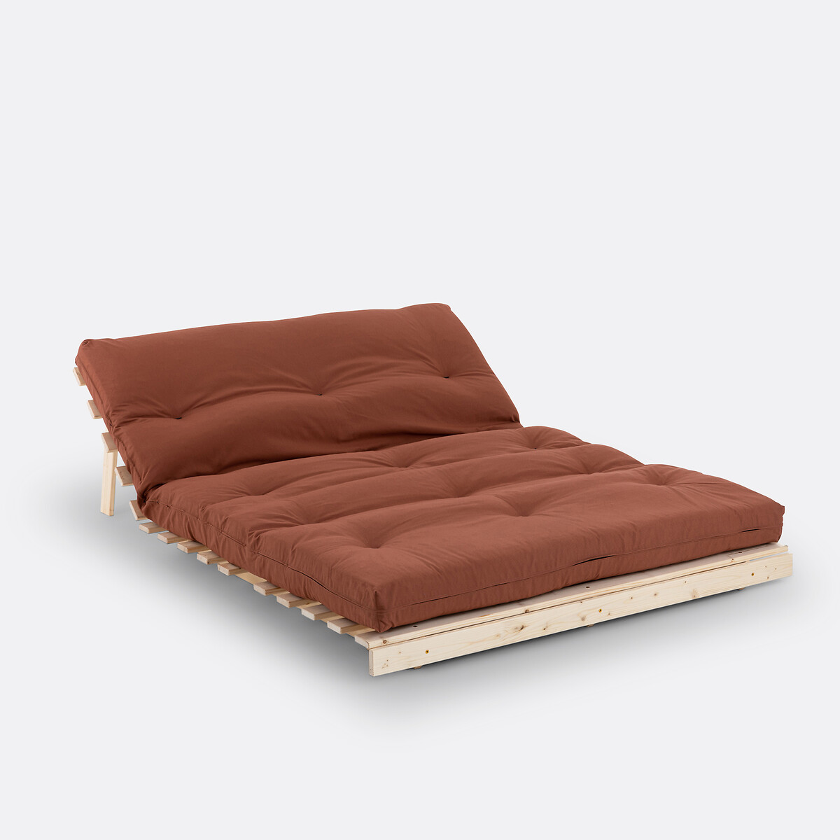 Divano futon, 4 posizioni Thaï legno chiaro grezzo da dipingere, LA REDOUTE INTERIEURS