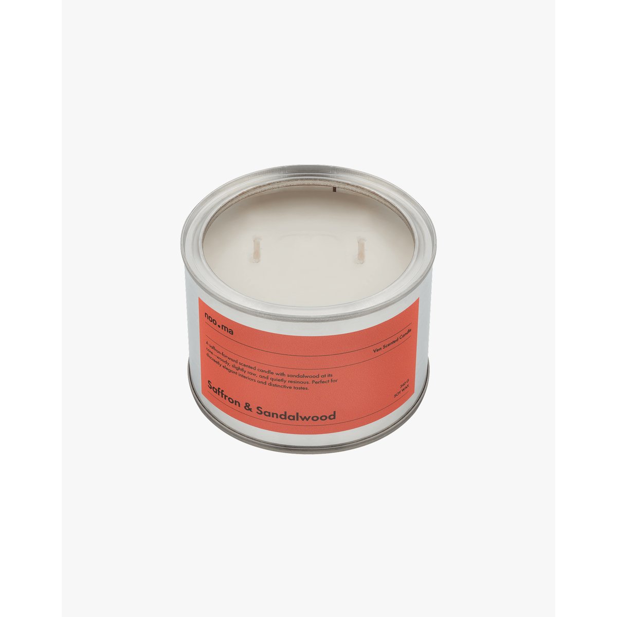 Bougie parfumée Ven - Safran et Bois de Santal gris, NOO.MA