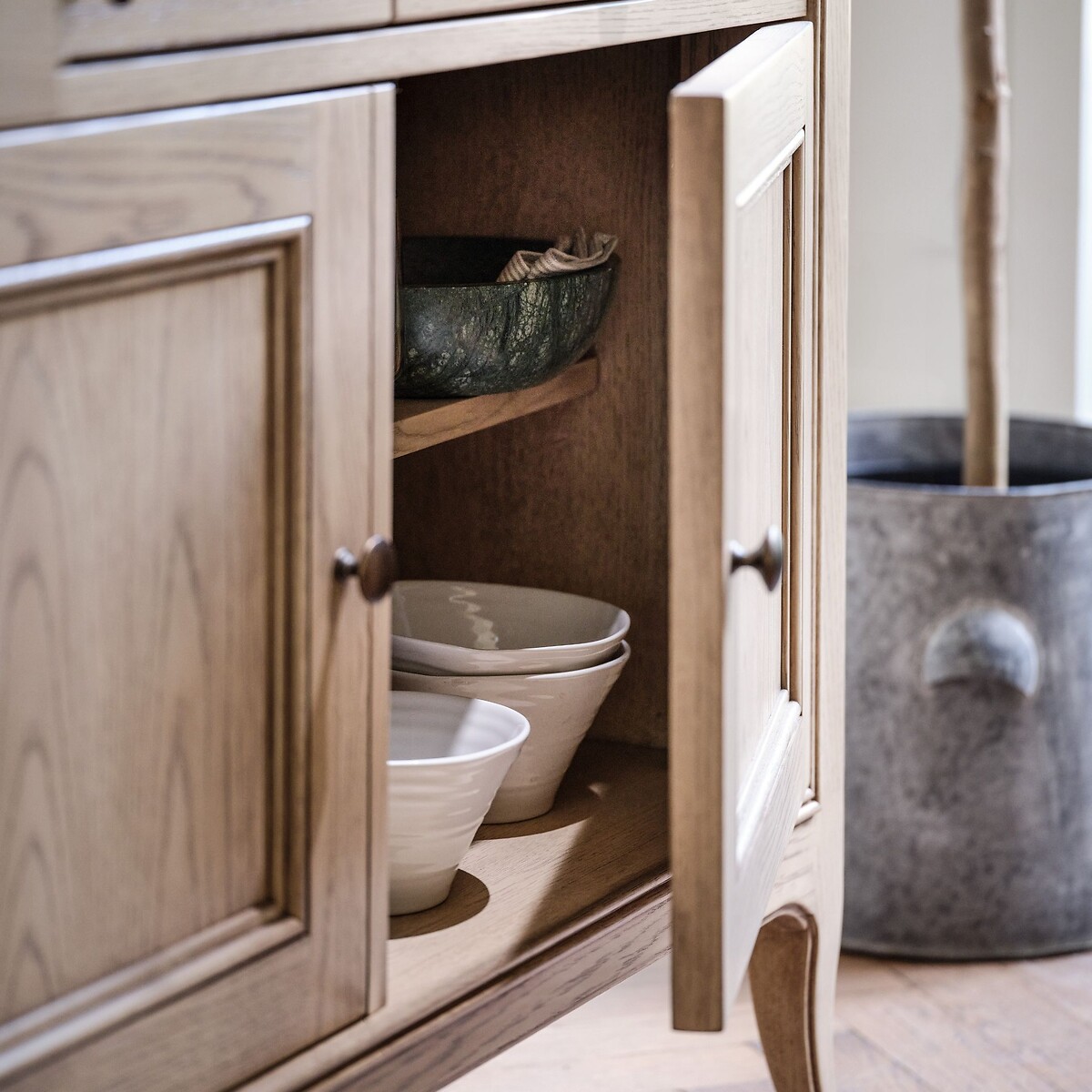 Toulon Oak 2 Door Sideboard light oak wood, WILLIS & GAMBIER