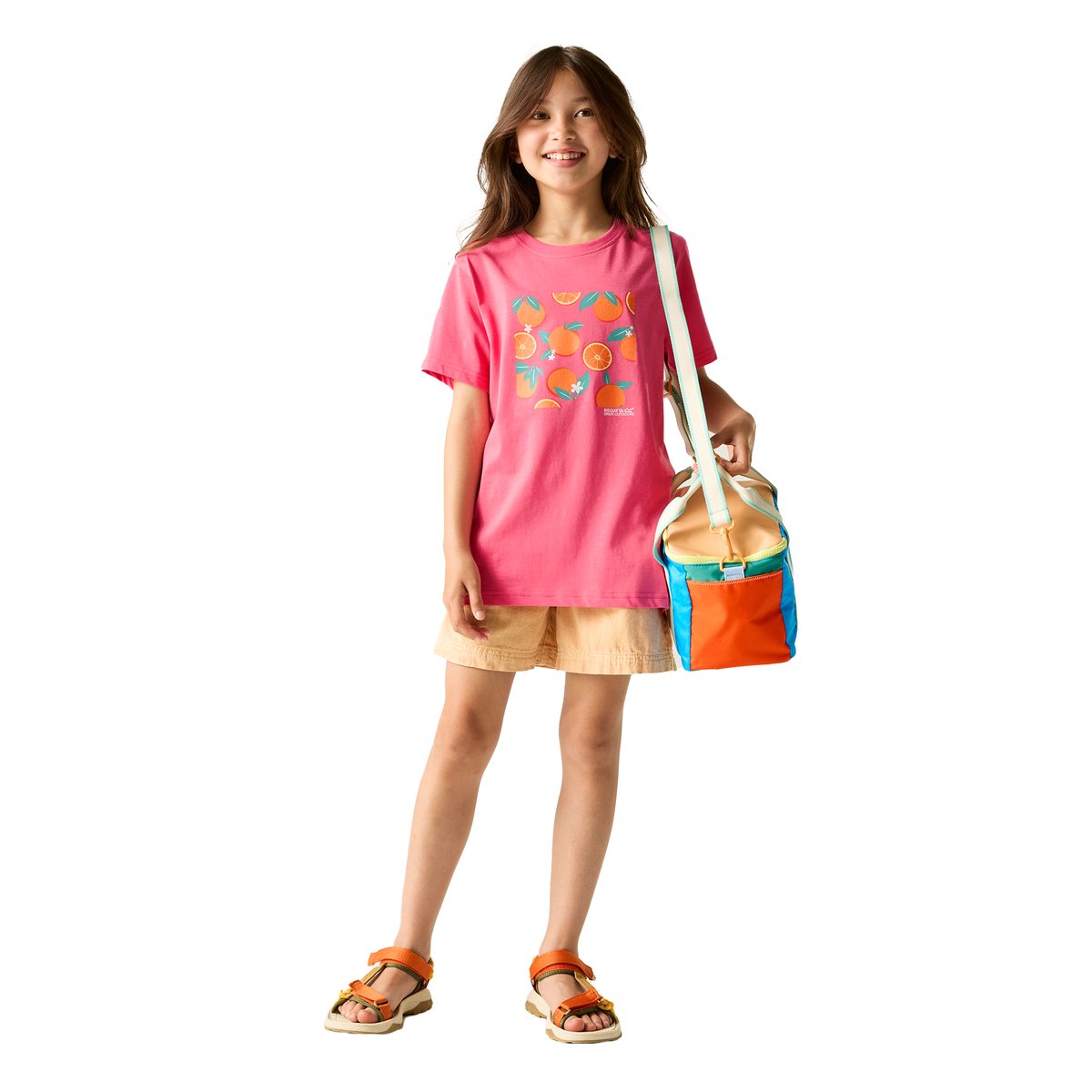 T-shirt motif/style orange BOSLEY rose limonade, REGATTA