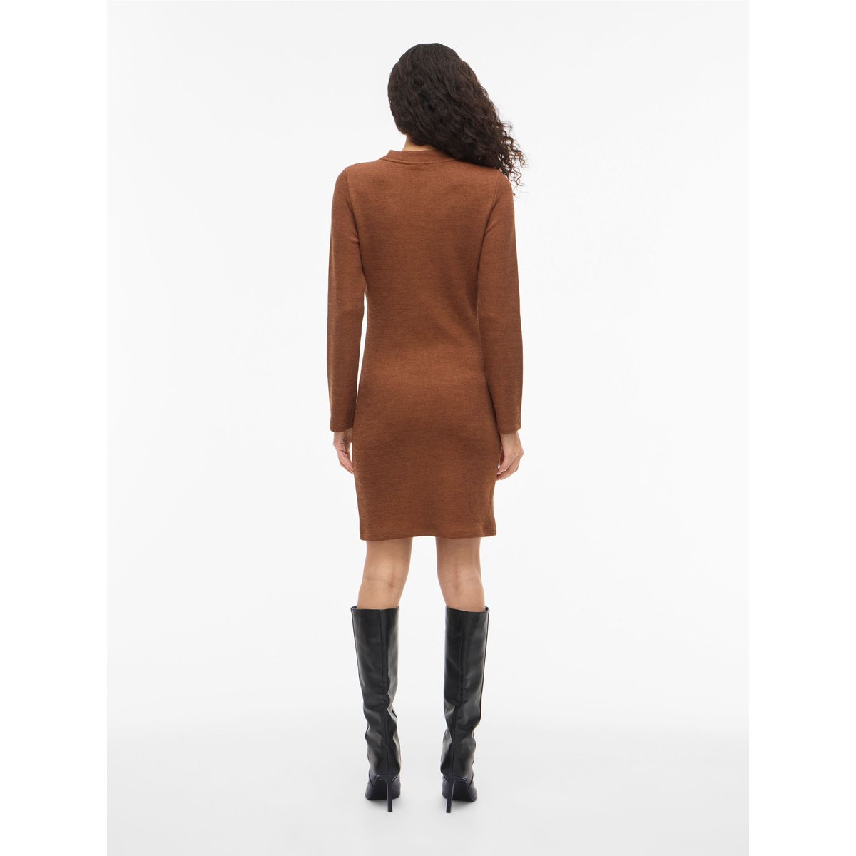 Robe Courte chocolate brown, VILA