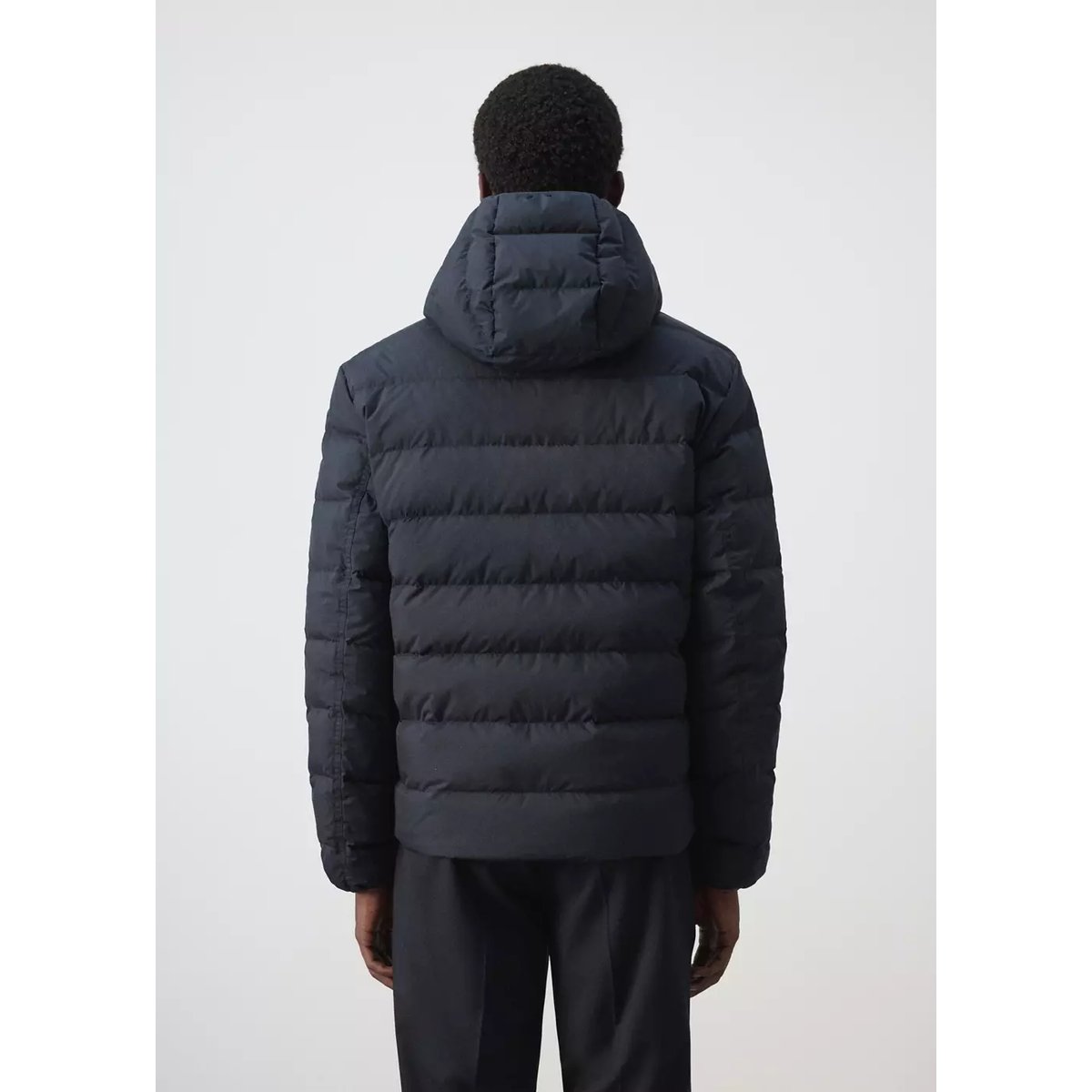 Veste matelassée hydrofuge bleu nuit, MANGO MAN