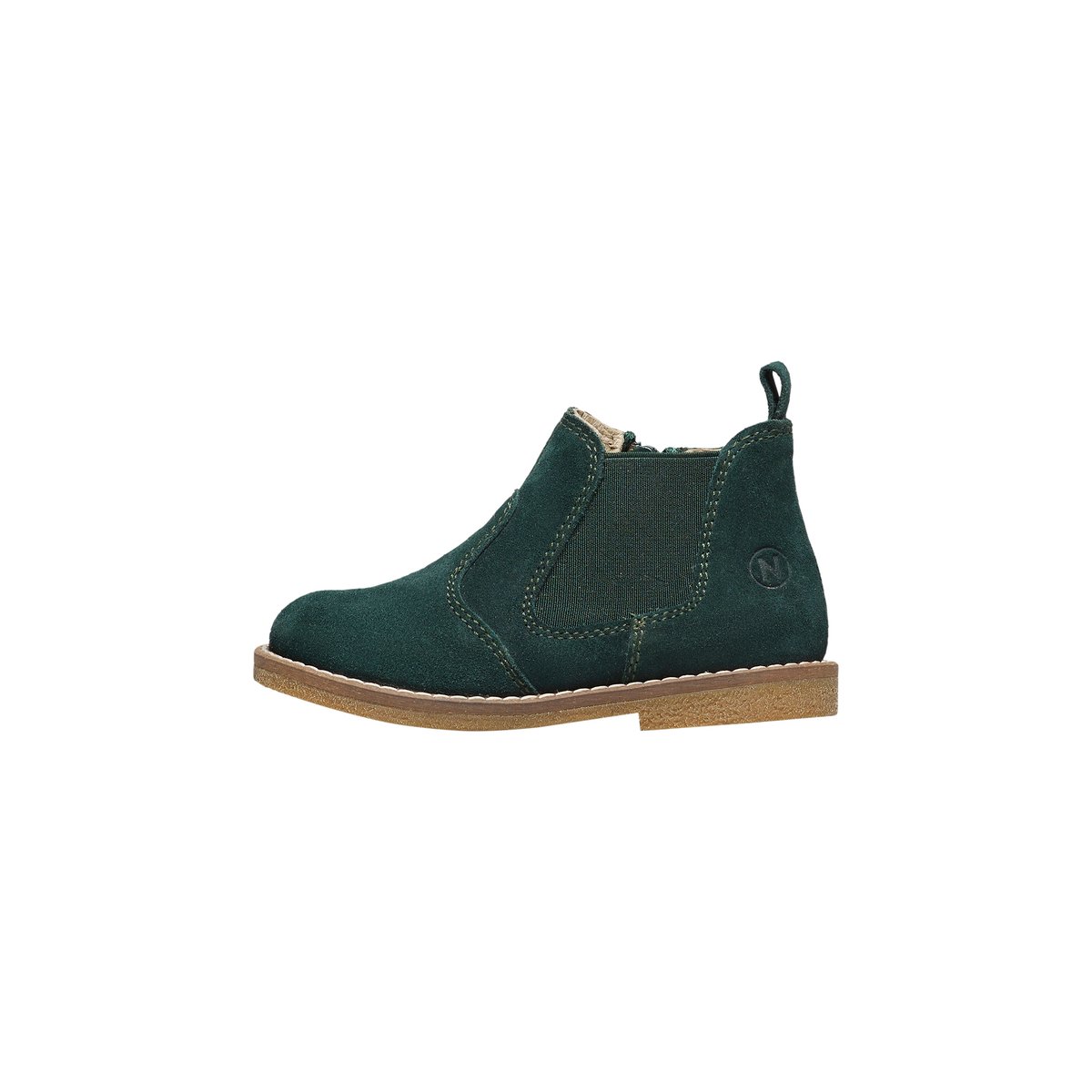 Chelsea boots en suède avec fermeture éclair ARTHUR noir, NATURINO