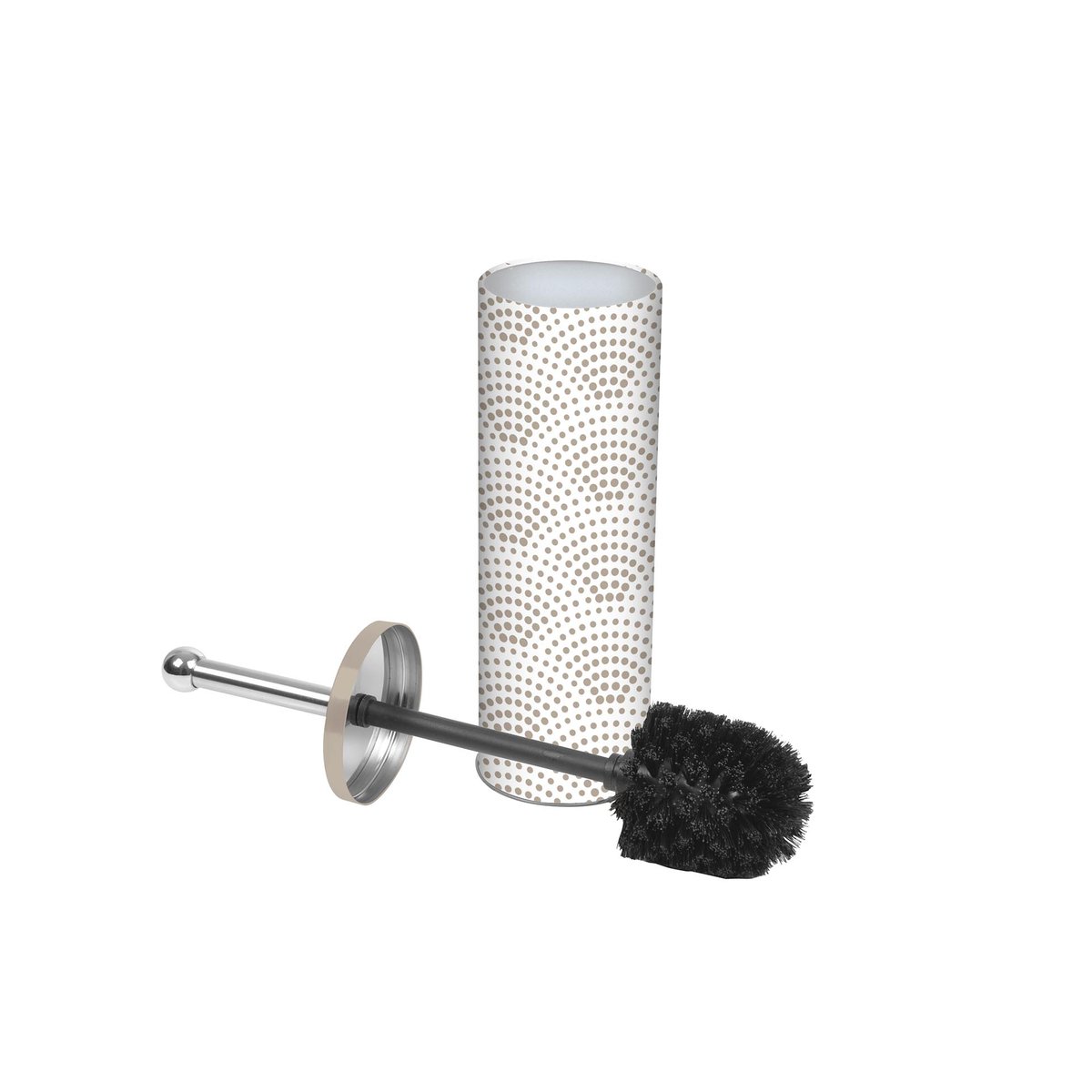 Brosse de toilette 9.5 x 38.5 cm Simplicity taupe, EDEN