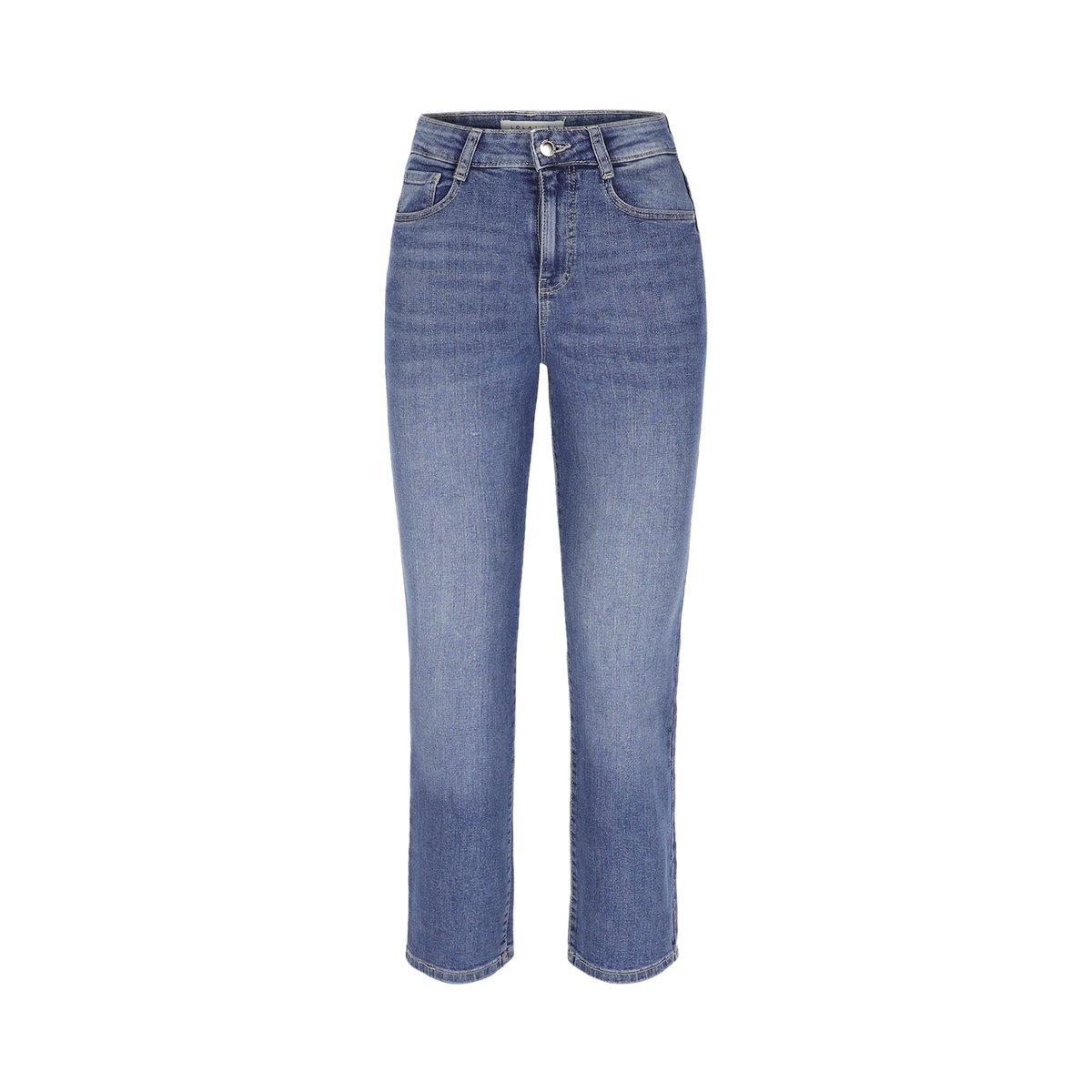 Jean droit 7/8 medium blue, LOLALIZA