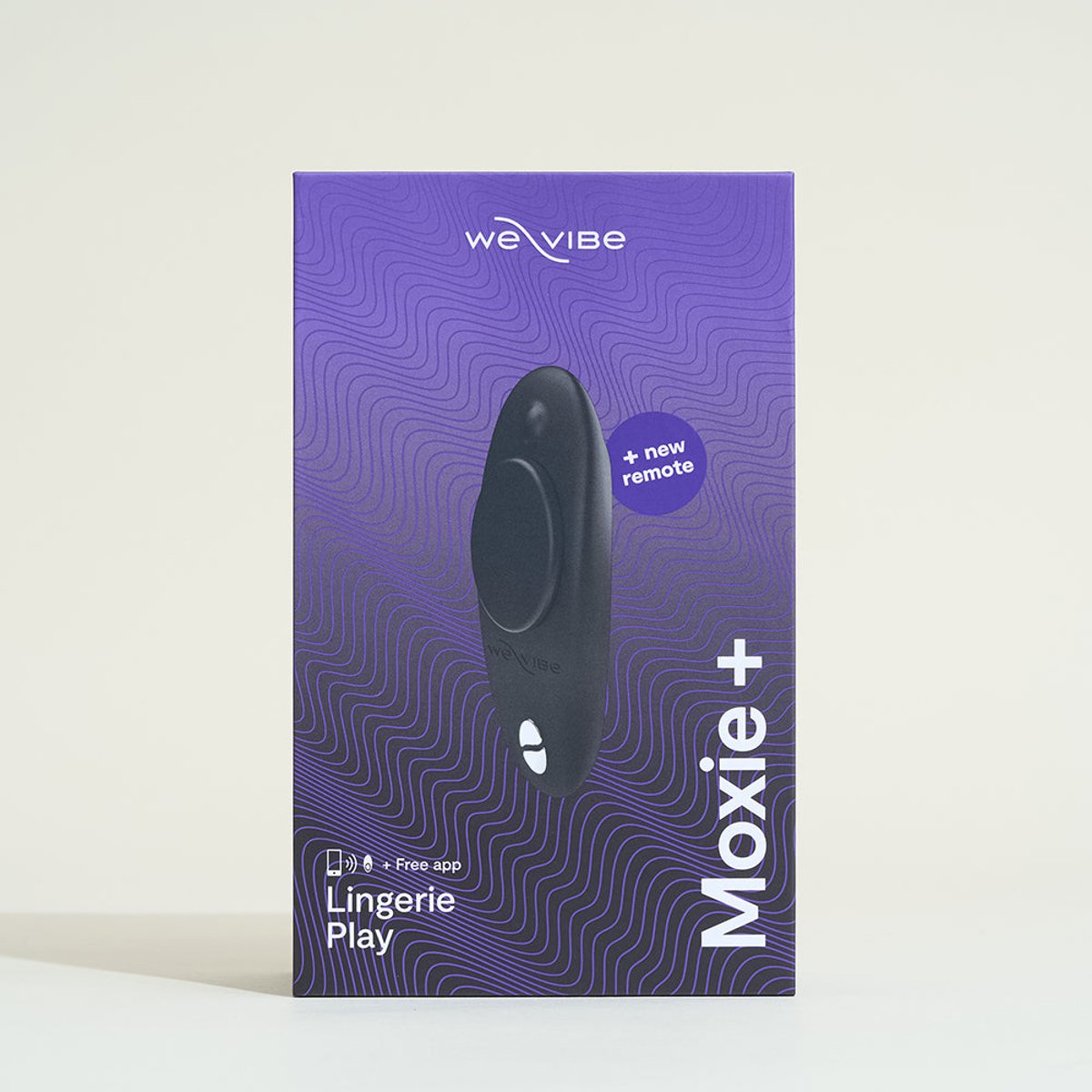 Vibromasseur connecté Moxie+ noir, WE VIBE