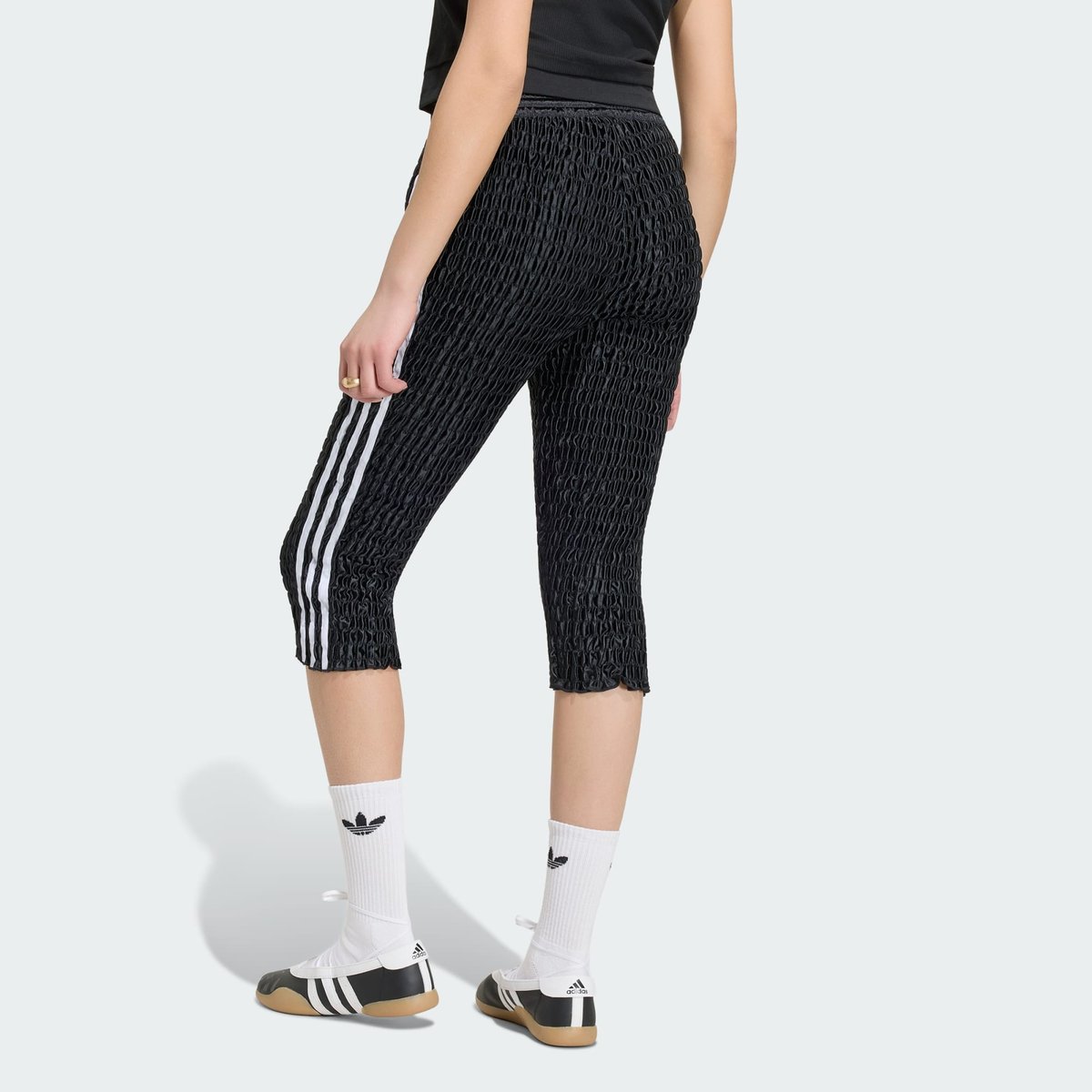Legging Capri Ruché Adidas X Mia Marquez black, adidas Originals