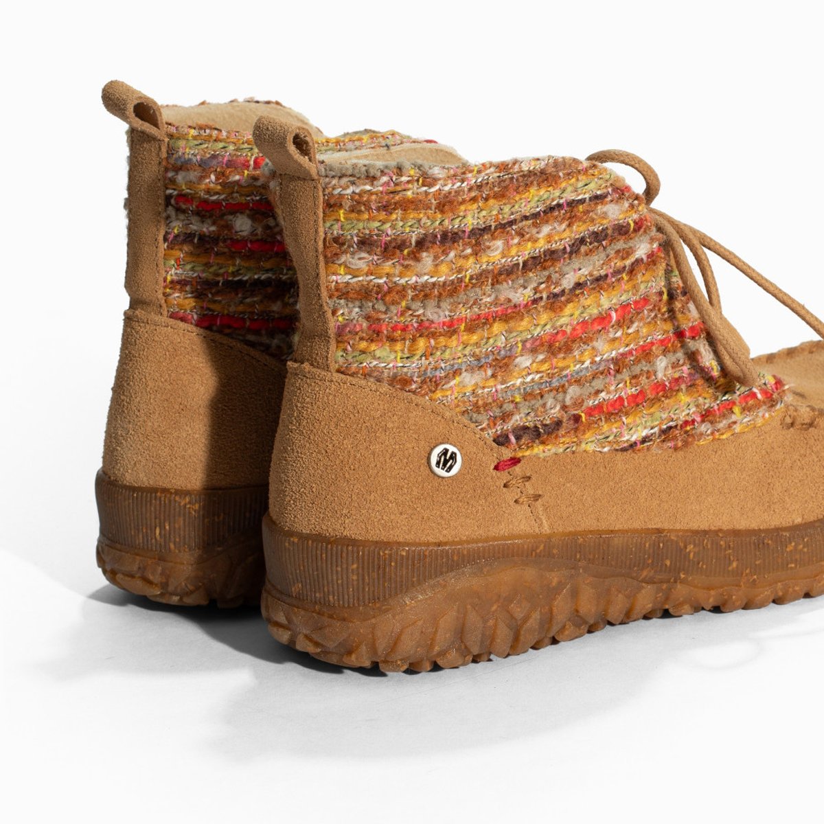 Bottes en cuir Tealey cannelle, MINNETONKA