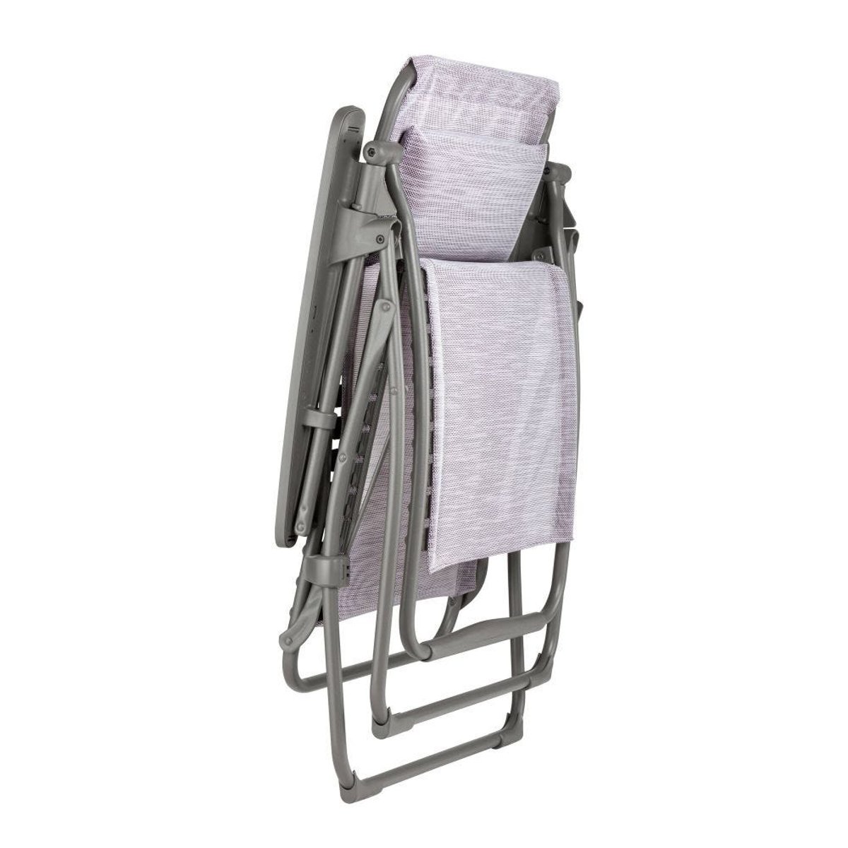 Fauteuil Relax Zéro Gravité - FUTURA mauve flora, LAFUMA MOBILIER