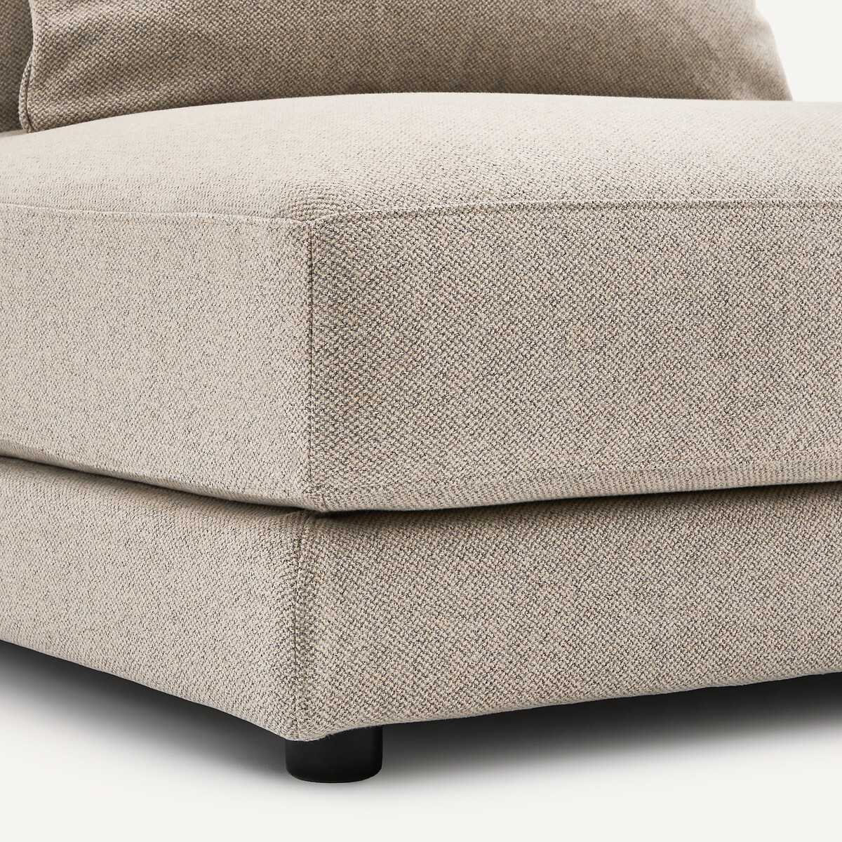 Modularer Sessel aus Tweed, TIBERIO natur/hellgrau, AM.PM