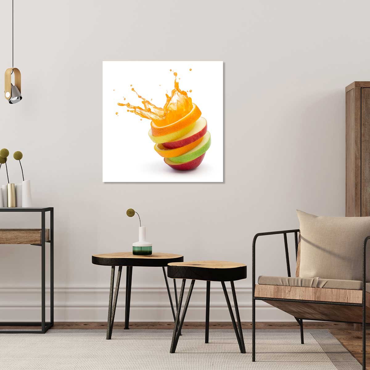 Tableau explosion de fruits tableau alu dibond, HEXOA