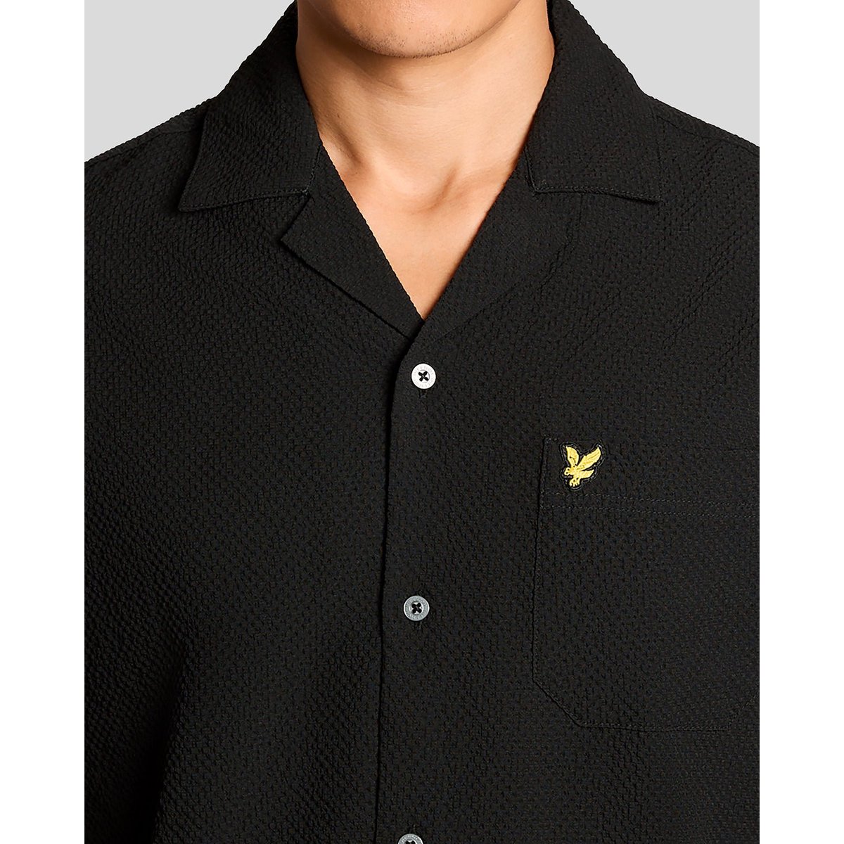 Chemise resort manches courtes noir jais, LYLE & SCOTT