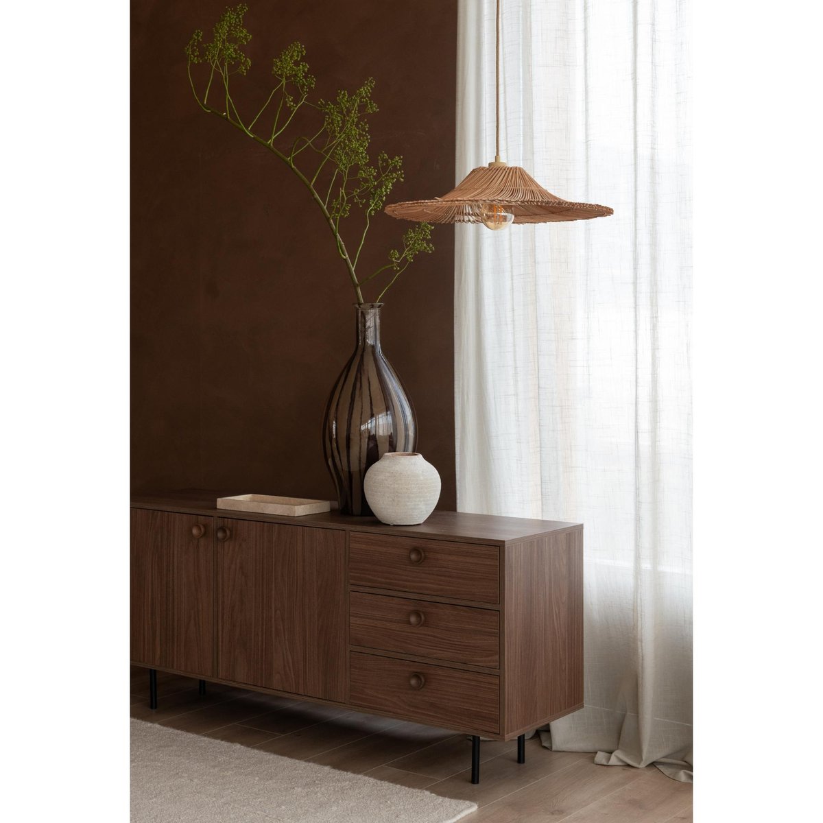 Lampe Suspendue Rotin CANCUN naturel, GOOD & MOJO