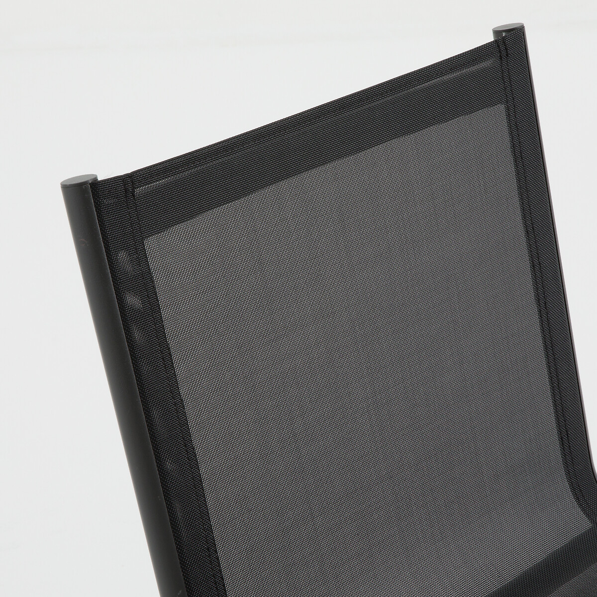 Lot de 2 chaises de jardin en aluminium et textilène, ZORY noir, LA REDOUTE INTERIEURS