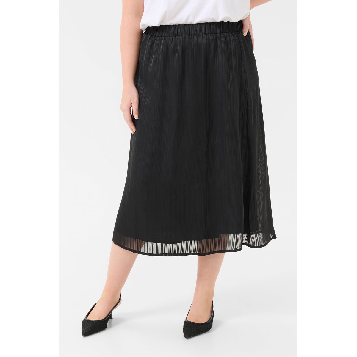 Skirt noir, KAFFE CURVE