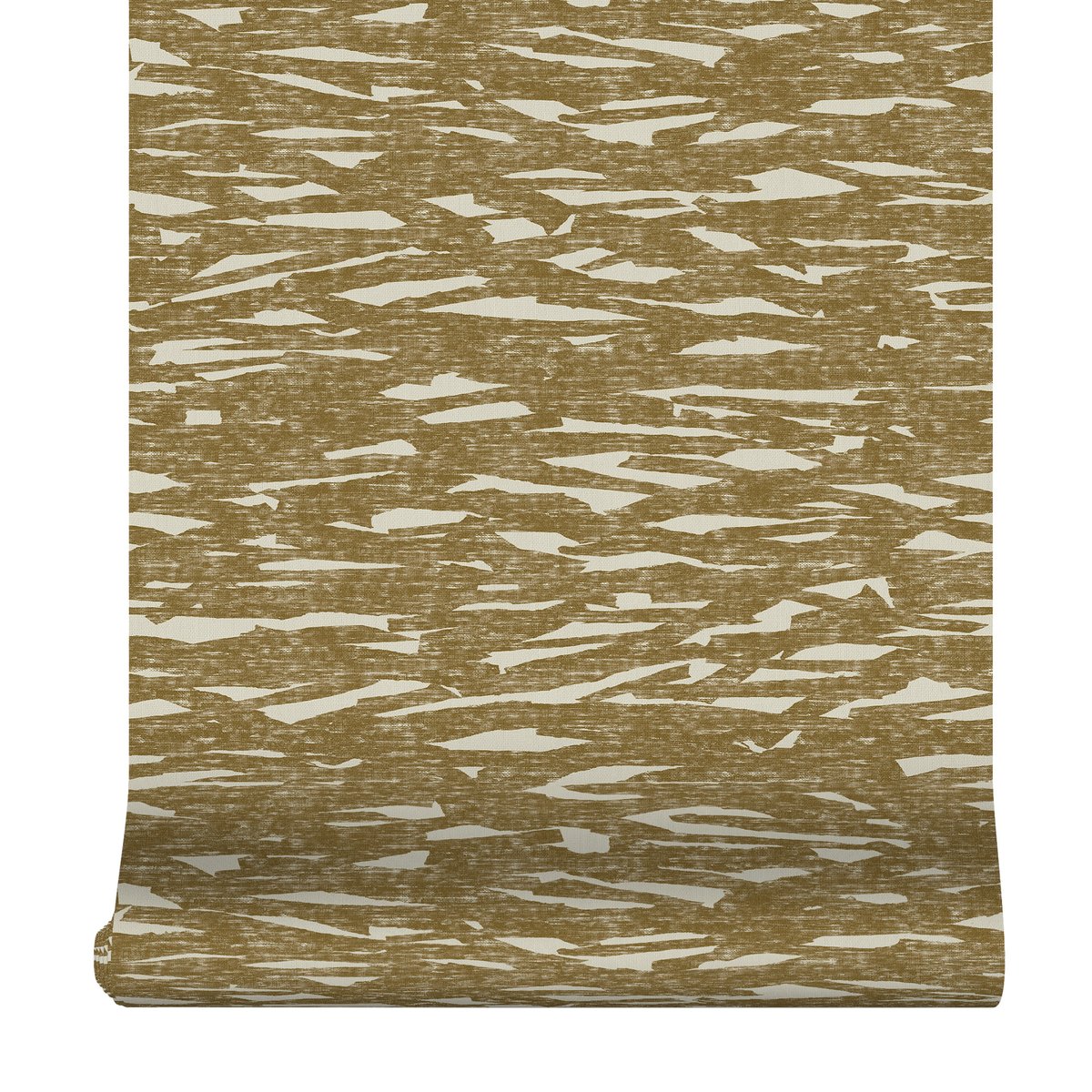 Papier peint Effet moiré Fabric Millie vert ocré, beige, SUPERFRESCO EASY