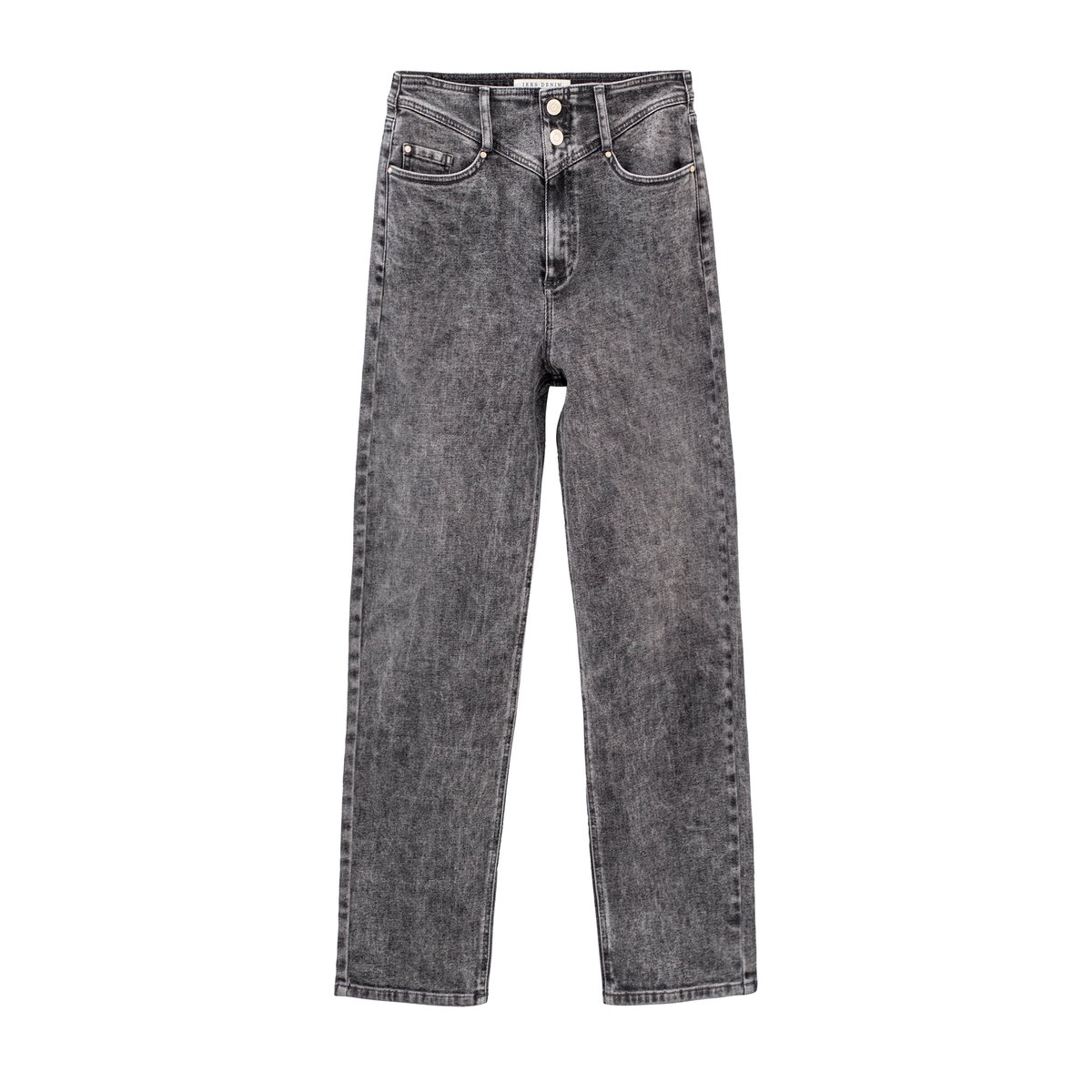 Jean slouchy court ALICE gris souris, IKKS