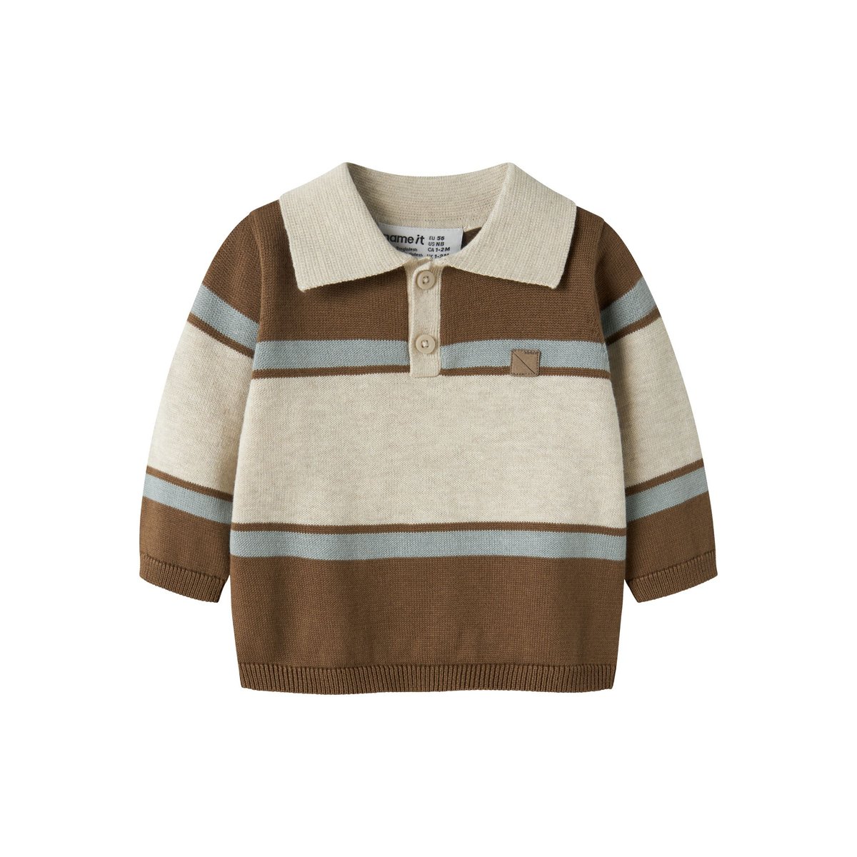 Pull En Maille marron - sepia1, NAME IT
