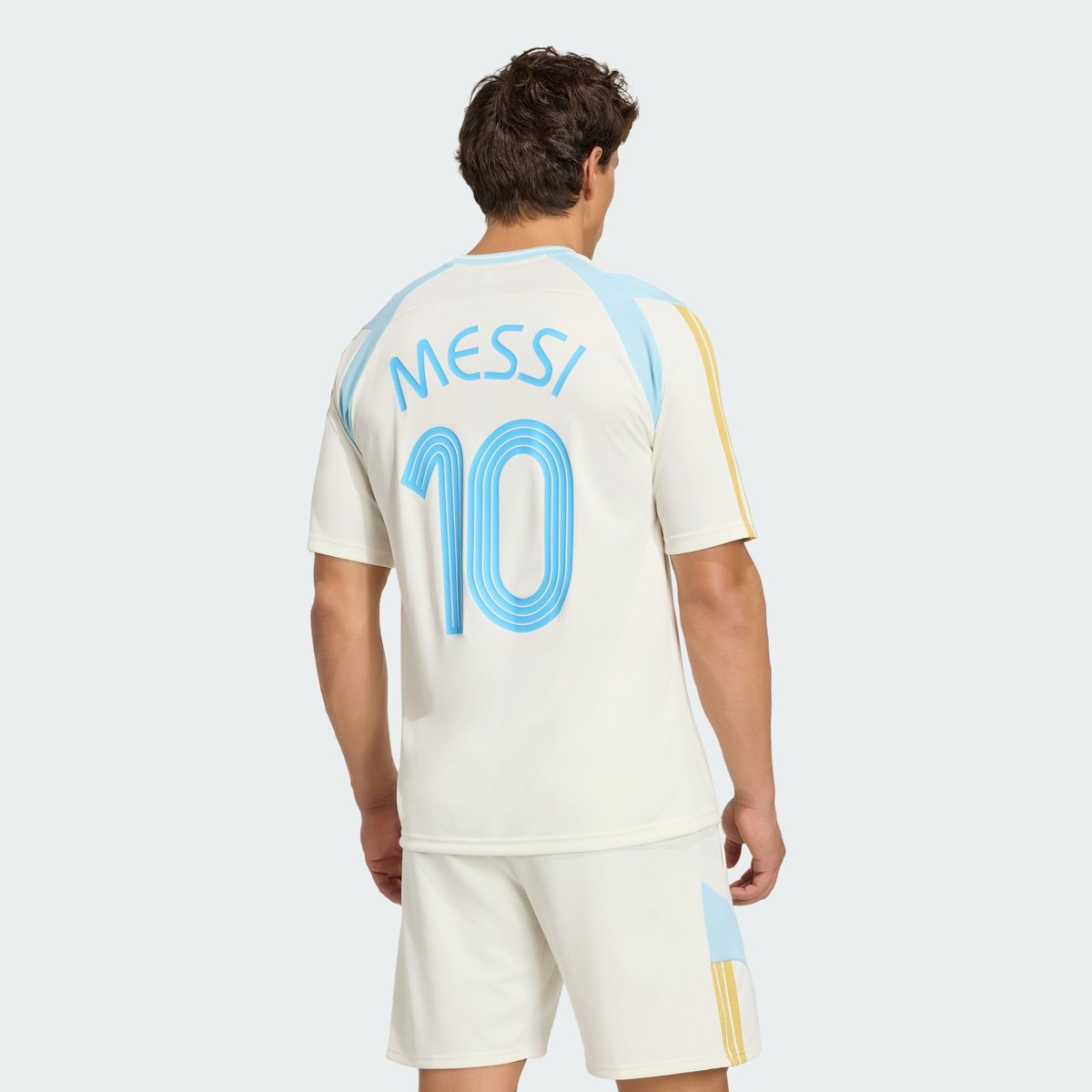T-Shirt Messi House Of Tiro T-Shirt Messi House Of Tiro off white / ice blue, adidas Performance