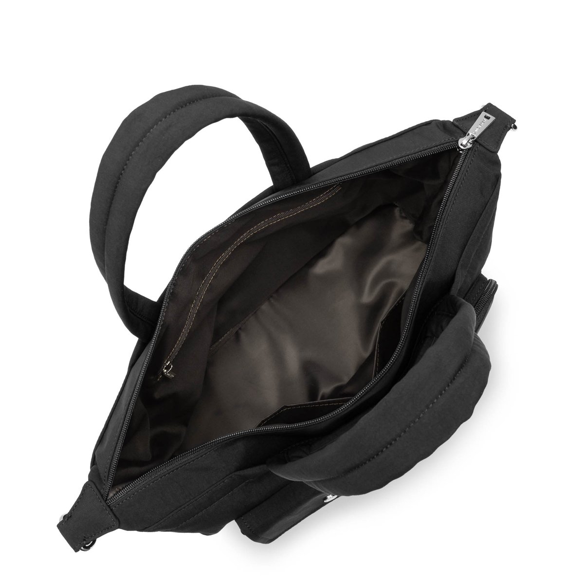 Sac cabas main BASIC POCKET noir, LANCASTER