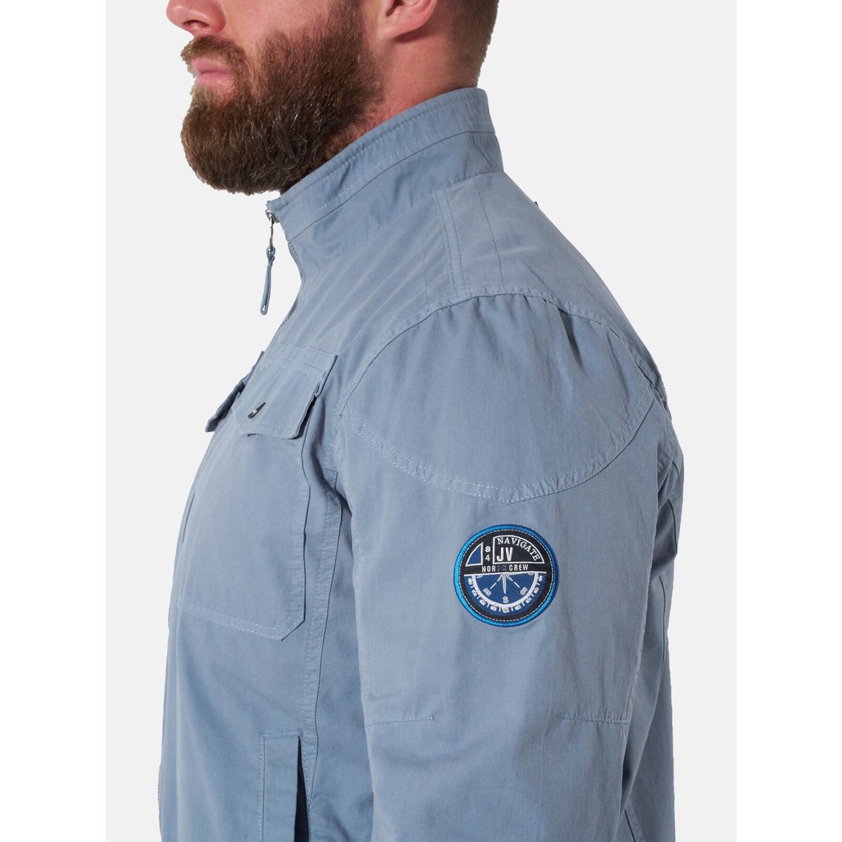 Blouson ELARD bleu, JAN VANDERSTORM