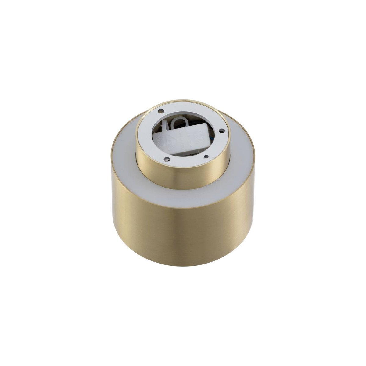 Plafonnier en aluminium moderneLED, Nivoria or, LINDBY