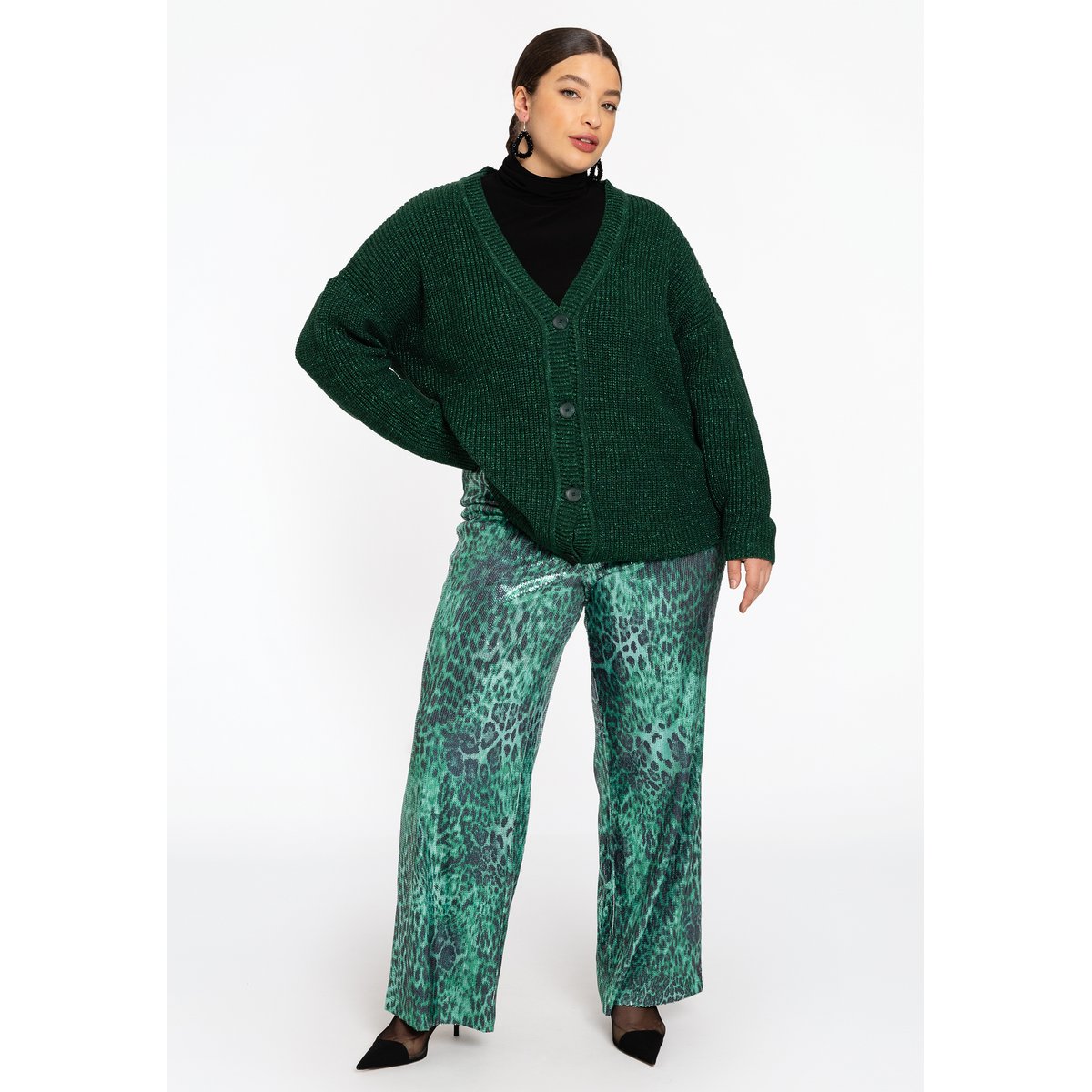 Gilet avec manches longues vert, YOEK