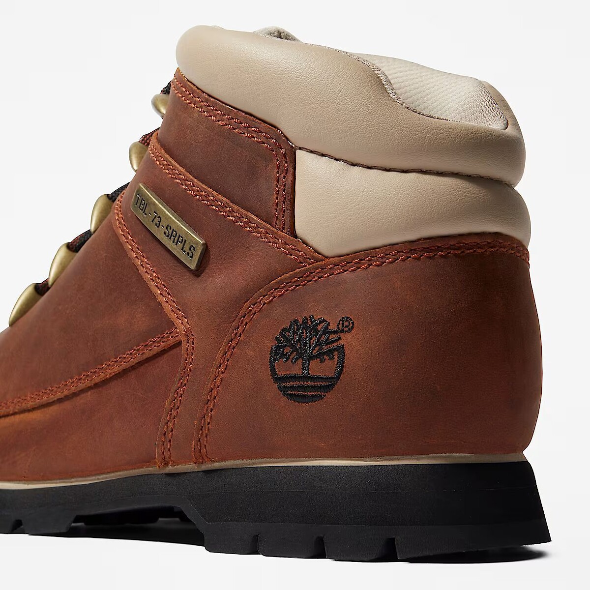 Boots en cuir, Euro Sprint Mide Lace marron, TIMBERLAND